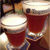 Bia hồng Hoegaarden Rosée - thùng 14 chai 250ml 4 Hoegaarden Rose glass 1